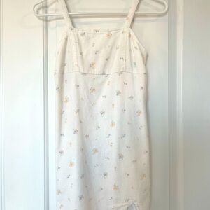 Abercrombie Kids Floral Print White Dress